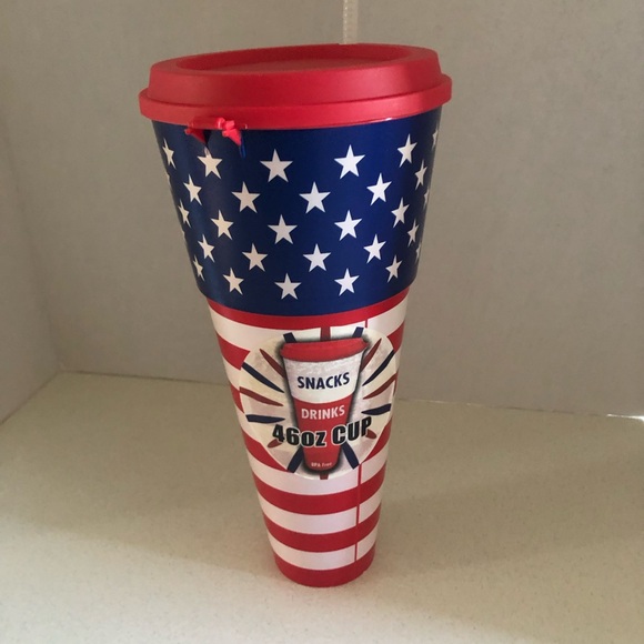 FREE Offer Eligible Patriotic Stars Stripes American Flag Snack and Drink Cup. - Picture 6 of 13